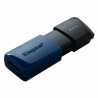 Kingston DataTraveler ExodiaM DTXM/64GB USB Flash Drive, 64GB, USB 3.2, Blue / Black, Moving Cap Design