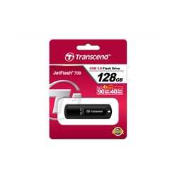 Transcend JetFlash 128GB USB 3.1 Black USB Flash Drive