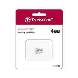Transcend 4GB Micro SDHC Class 10 UHS-I U1 Flash Card