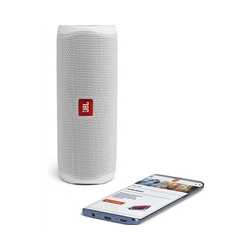 JBL Flip 5 Portable Bluetooth Speaker with Rechargeable Battery, waterproof, PartyBoost compatible, steel white