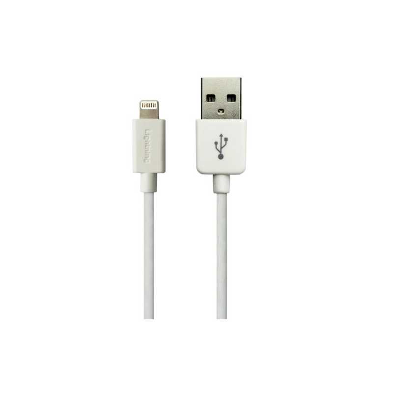 Sandberg Apple Approved Lightning Cable, 1 Metre, White, 5 Year Warranty