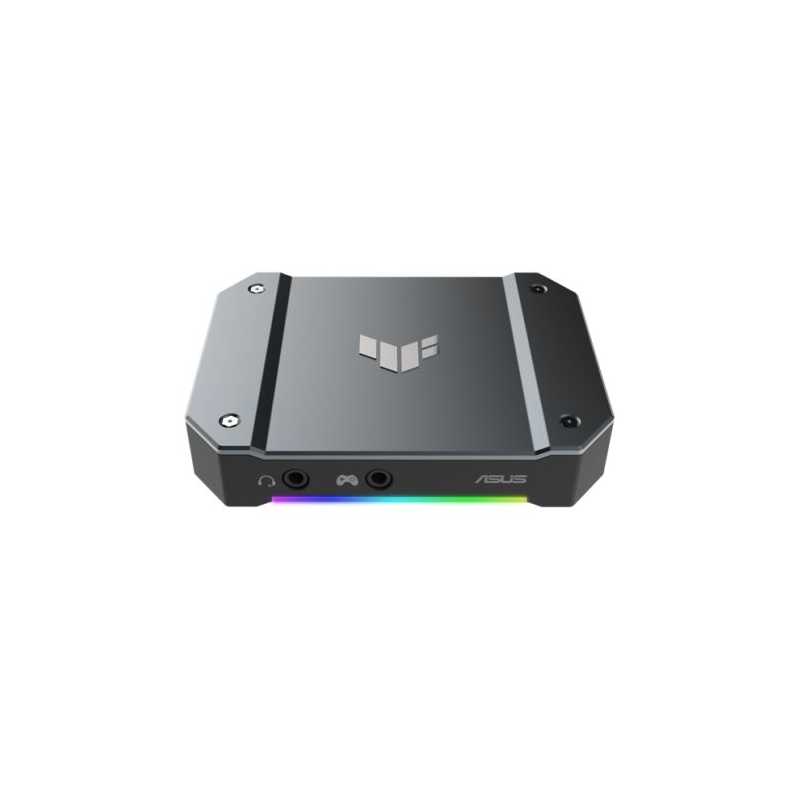 Asus CU4K30 TUF Gaming USB-C Capture Box - 4K30 Video w/ Near-Zero Latency, RGB Lighting 