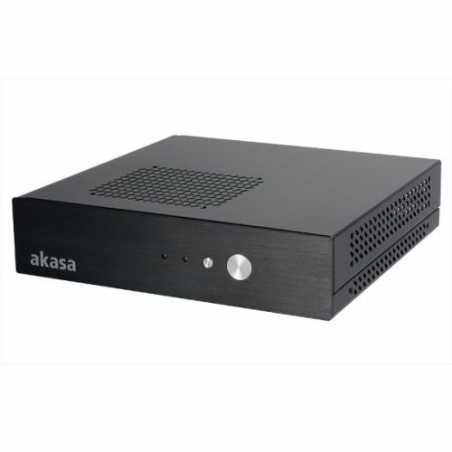 Akasa Unbranded Cypher, Ultra Compact Thin, Mini-ITX, Case, Fanless, 2.5", VESA Mountable