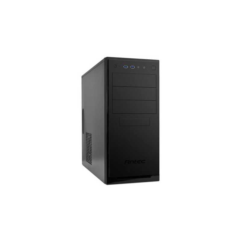 Antec NSK4100 ATX Case, No PSU, Front USB 3.0 & Audio, Matte Black