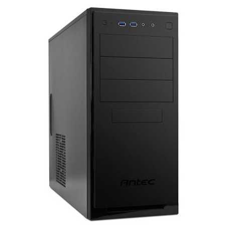 Antec NSK4100 ATX Case, No PSU, Front USB 3.0 & Audio, Matte Black