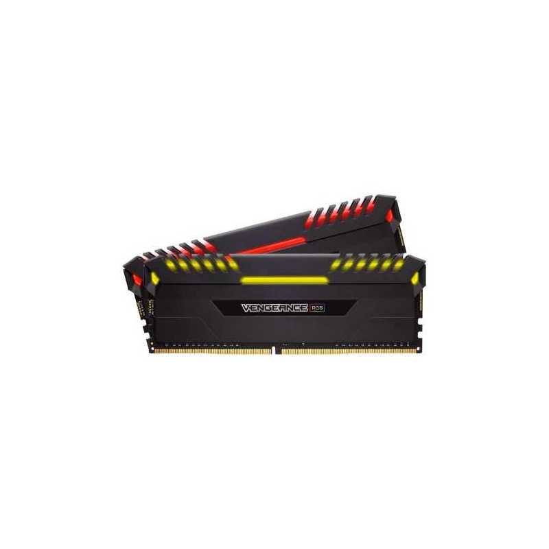 Corsair Vengeance RGB 16GB Kit (2 x 8GB), DDR4, 3000MHz (PC4-24000), CL16, XMP 2.0, DIMM Memory