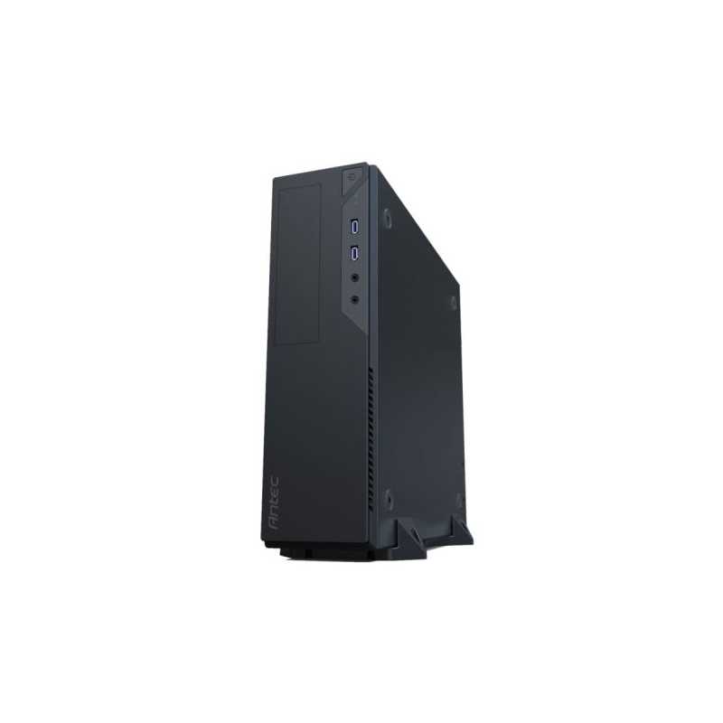 Antec VSK2000-U3 Micro ATX Slimline Desktop Case, No PSU (TFX Only), 9.2cm Fan, USB 3.0, Tool-less, Black