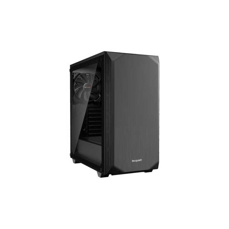 Be Quiet! Pure Base 500 Gaming Case with Window, ATX, No PSU, 2 x Pure Wings 2 Fans, PSU Shroud, Black