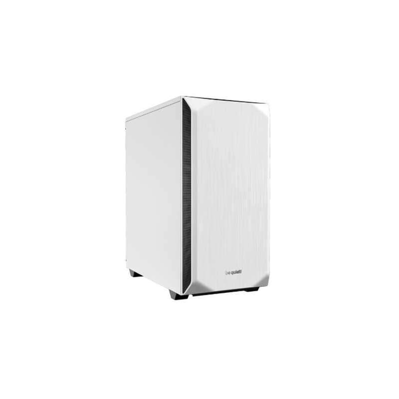 Be Quiet! Pure Base 500 Gaming Case, ATX, No PSU, 2 x Pure Wings 2 Fans, PSU Shroud, White