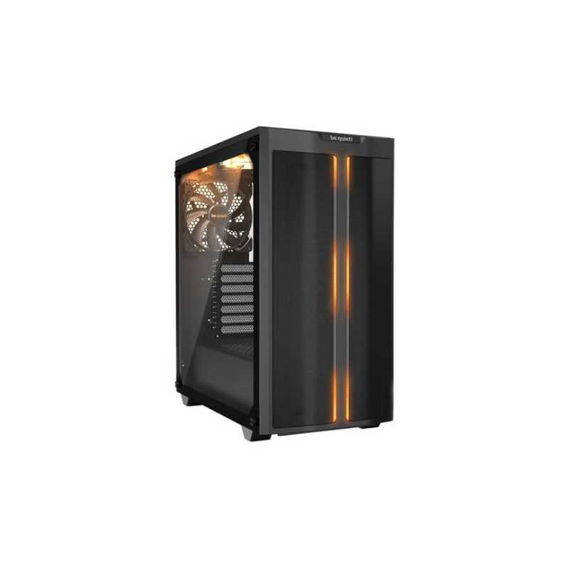 Be Quiet! Pure Base 500DX Gaming Case with Glass Window, ATX, No PSU, 3 x Pure Wings 2 Fans, ARGB Front Lighting, USB-C, Black
