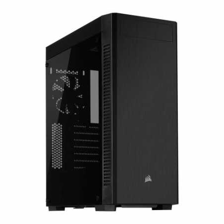 Corsair 110R Gaming Case with Tempered Glass Window, ATX, No PSU, 12cm Fan