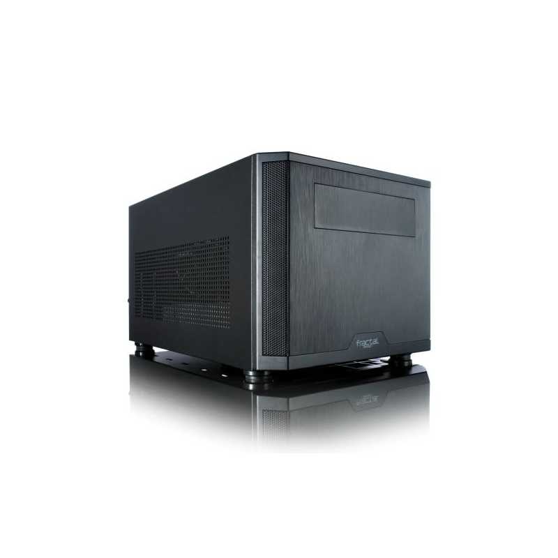 Fractal Design Core 500 (Black) Compact Cube Case, Mini ITX, ATX PSU & 310mm GPU Support, 280mm Watercooling, Magnetic Filters