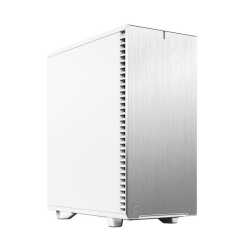 Fractal Design Define 7 Compact (White Solid) Gaming Case, ATX, 2 Fans, Sound Dampening, Ventilated PSU Shroud, USB-C