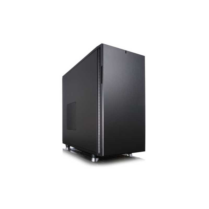 Fractal Design Define R5 (Black Solid) Silent Gaming Case, ATX, 2 Fans, Fan Controller, Configurable Front Door, Ultra Silent De
