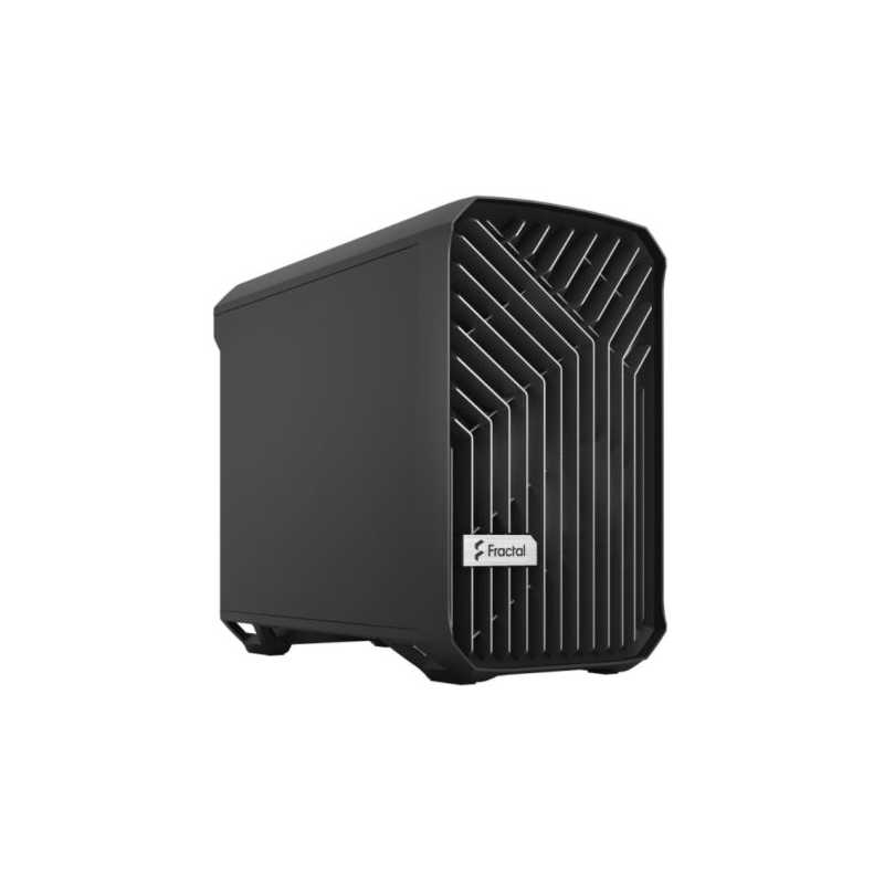 Fractal Design Torrent Nano (Black Solid) Case, Mini ITX, 1 Fan, ATX PSU & 335mm GPU Support, 280mm Watercooling, Front Grille, 