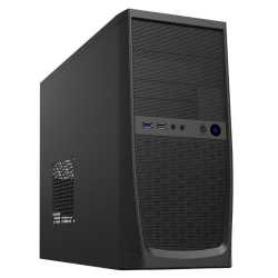 Spire Elite Micro ATX Case, 500W, Front USB 3.0, 8cm Fan, Mesh Front, Black