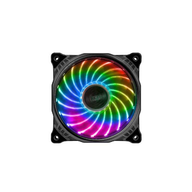Akasa Vegas X7 12cm RGB Case Fan, Anti-Vibration, Fluid-Dynamic Bearing, Aura Sync Compatible