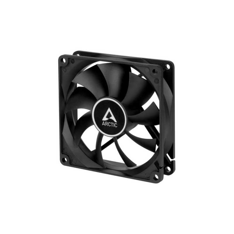 Arctic F9 Silent 9.2cm Case Fan, Black, 9 Blades, Fluid Dynamic, 6 Year Warranty