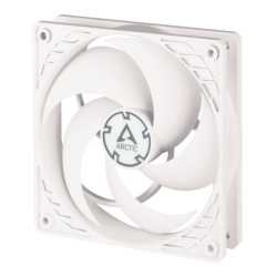 Arctic P12 12cm Pressure Optimised PWM Case Fan, White, Fluid Dynamic