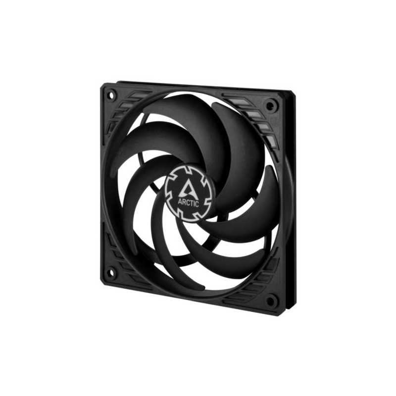 Arctic P12 Slim 12cm Pressure Optimised PWM PST Case Fan, Black, Fluid Dynamic, 300-2100 RPM, 10 Year Warranty