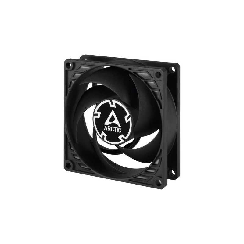 Arctic P8 Pressure Optimised 8cm Case Fan, Black, Fluid Dynamic, 3000 RPM, 10 Year Warranty