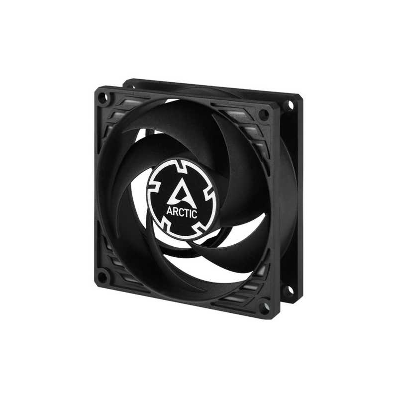 Arctic P8 Silent Pressure-optimised Extra Quiet 8cm Case Fan, Black, Fluid Dynamic, 1600 RPM
