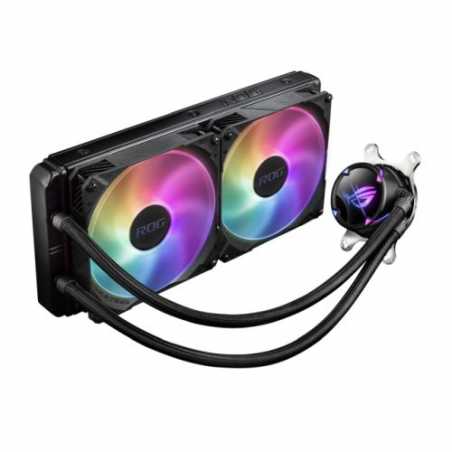 Asus ROG STRIX LC II 280mm ARGB Liquid CPU Cooler, 7th Gen Asetek Pump, 2 x 14cm ROG ARGB PWM Fans