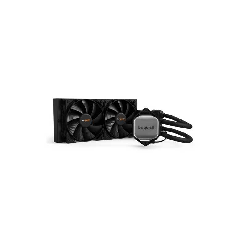Be Quiet! Pure Loop 240mm Liquid CPU Cooler, 2 x 12cm Pure Wings 2 PWM Fans, White LED Lighting