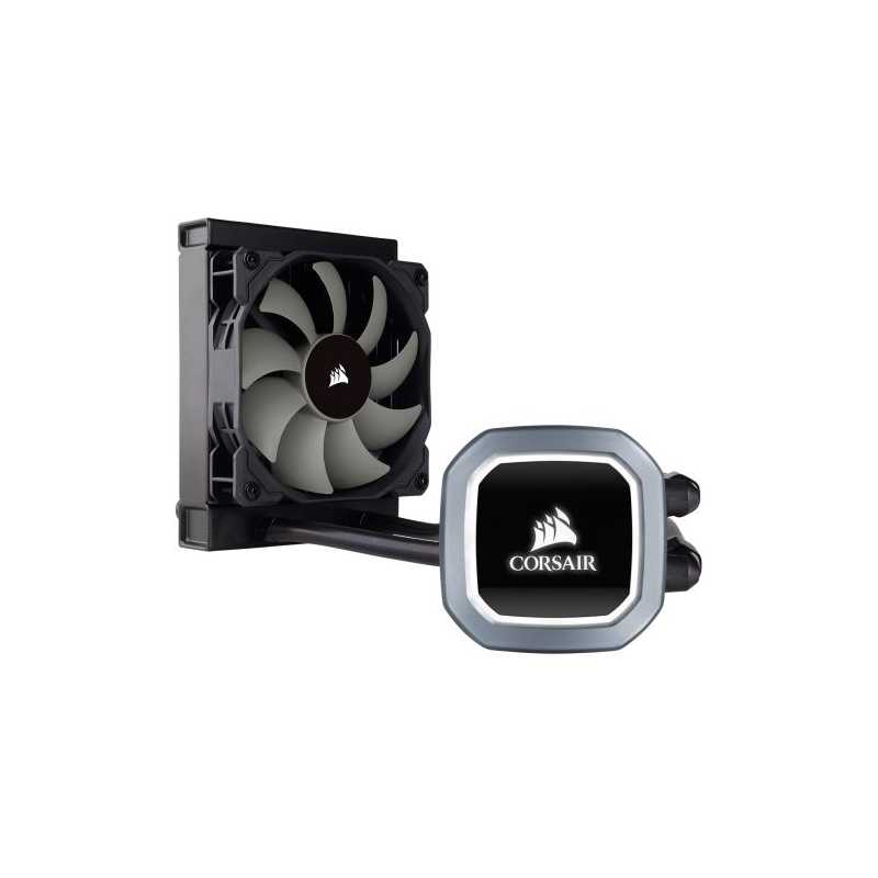 Corsair Hydro H60 120mm Liquid CPU Cooler, 1 x 12cm PWM Fan, LED Pump Head