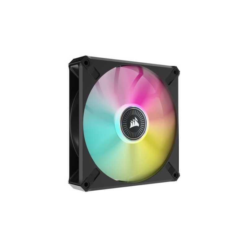 Corsair iCUE ML140 RGB Elite Premium 14cm PWM Case Fan, Magnetic Levitation Bearing, 400-1600 RPM, AirGuide Technology