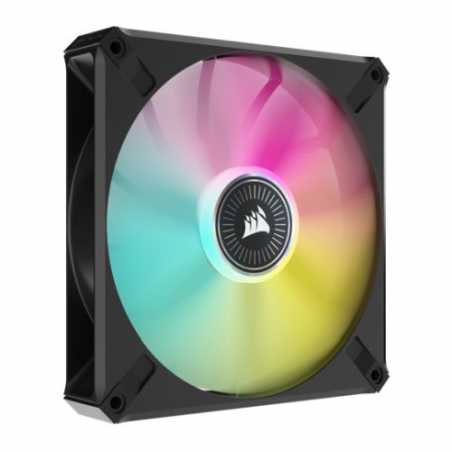 Corsair iCUE ML140 RGB Elite Premium 14cm PWM Case Fan, Magnetic Levitation Bearing, 400-1600 RPM, AirGuide Technology