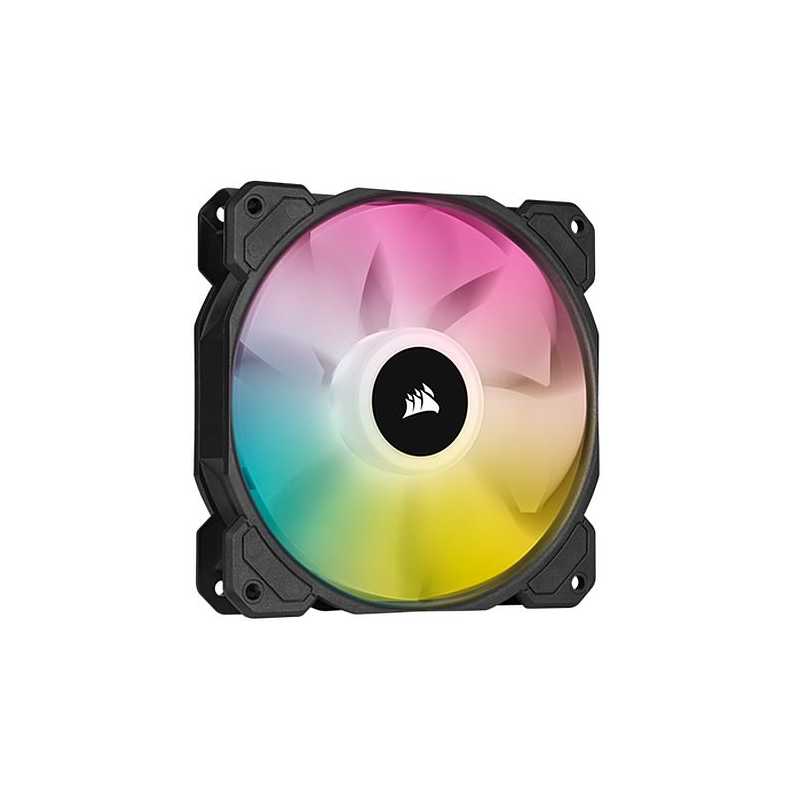 Corsair iCUE SP140 RGB ELITE Performance 14cm PWM RGB Case Fan, 8 ARGB LEDs, Hydraulic Bearing, Single Fan Expansion Pack