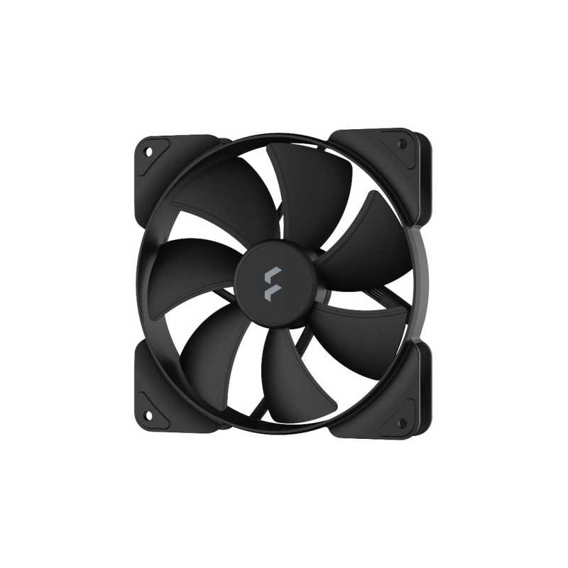 Fractal Design Aspect 14 PWM 14cm Case Fan, Rifle Bearing, Supports Chaining, Aerodynamic Stator Struts, 500-1700 RPM, Black