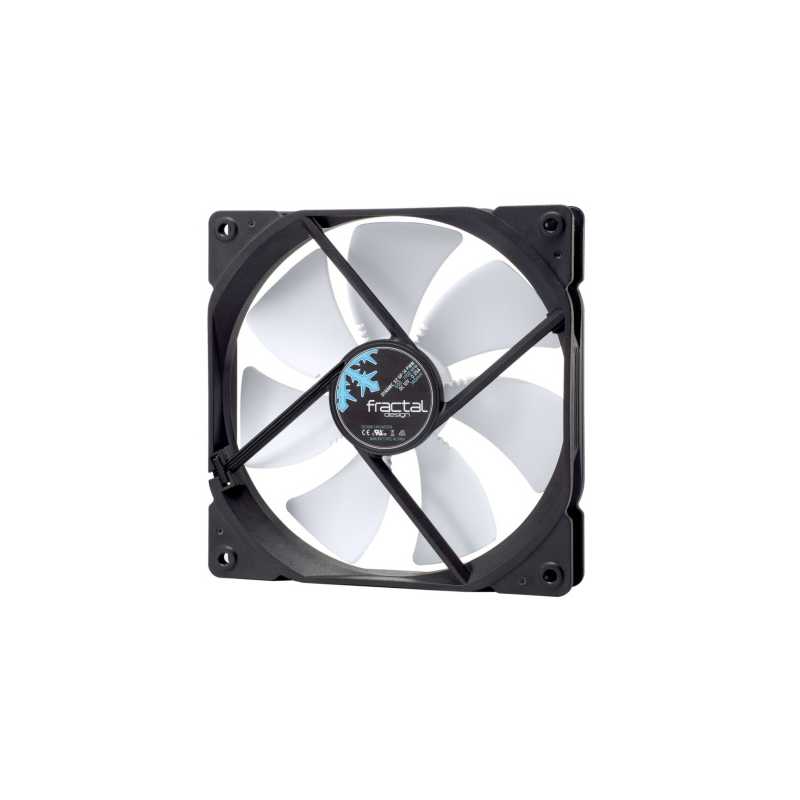 Fractal Design Dynamic X2 GP-14 PWM 14cm Case Fan, Long Life Sleeve Bearing, Counter-balanced Magnet, 1700 RPM, Black & White