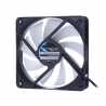 Fractal Design Silent Series R3 12cm Case Fan, Rifle Bearing, 1200 RPM, Black/White