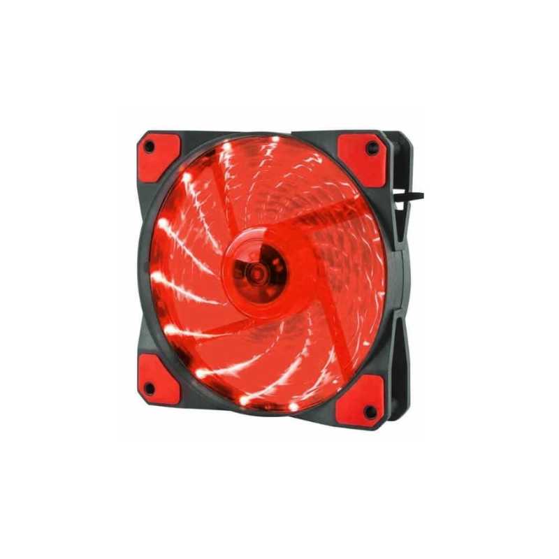Jedel 12cm Red LED Case Fan, Fluid Dynamic, 1200 RPM