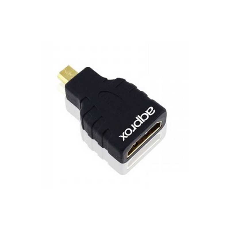 Approx (APPC19) HDMI To Micro HDMI Converter, Black