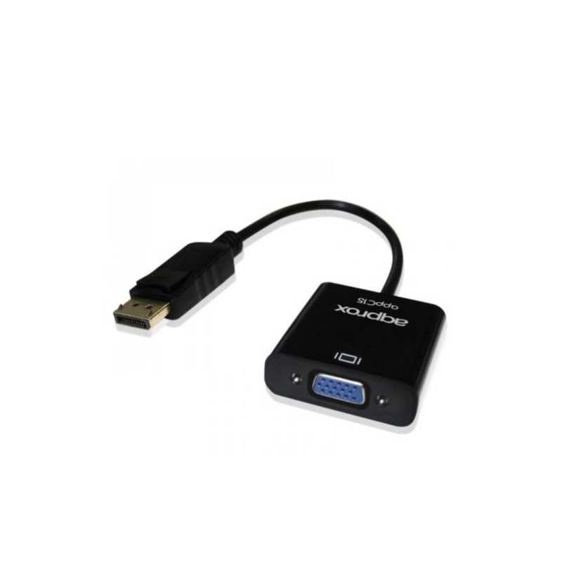 Approx DisplayPort to VGA Female Converter, Black