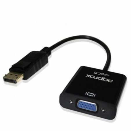 Approx DisplayPort to VGA Female Converter, Black