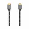 Hama Ultra High Speed HDMI Cable, 1 Metre, Supports 8K, Braided Jacket, Gold-plated Connectors