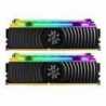 ADATA XPG Spectrix D80 RGB LED 16GB Kit (2 x 8GB), Hybrid Liquid/Air Cooling, DDR4, 3600MHz (PC4-28800), CL17, XMP 2.0, DIMM Mem