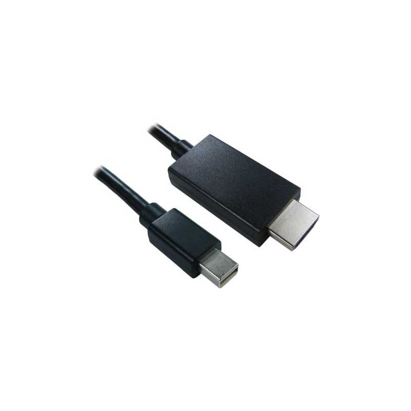 Spire Mini DisplayPort Male to HDMI Male Converter, 1 Metre