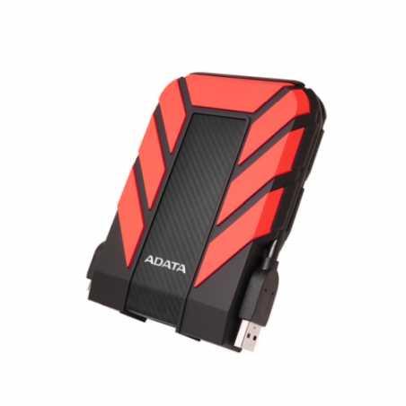 ADATA 1TB HD710 Pro Rugged External Hard Drive, 2.5", USB 3.1, IP68 Water/Dust Proof, Shock Proof, Red