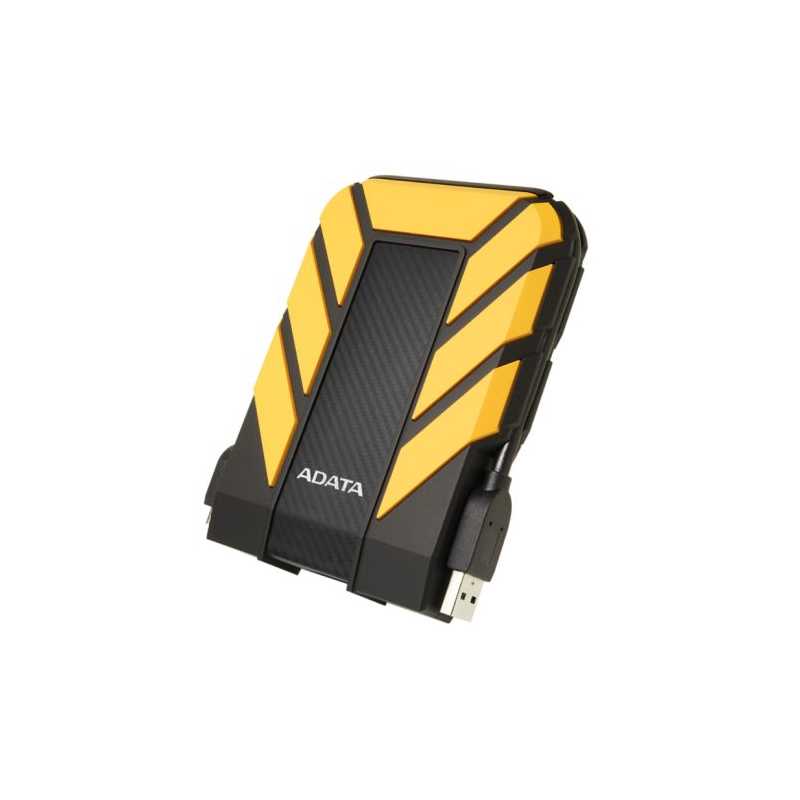 ADATA 1TB HD710 Pro Rugged External Hard Drive, 2.5", USB 3.1, IP68 Water/Dust Proof, Shock Proof, Yellow