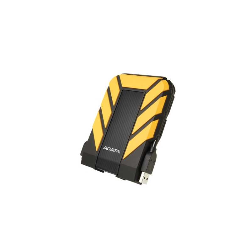 ADATA 2TB HD710 Pro Rugged External Hard Drive, 2.5", USB 3.1, IP68 Water/Dust Proof, Shock Proof, Yellow