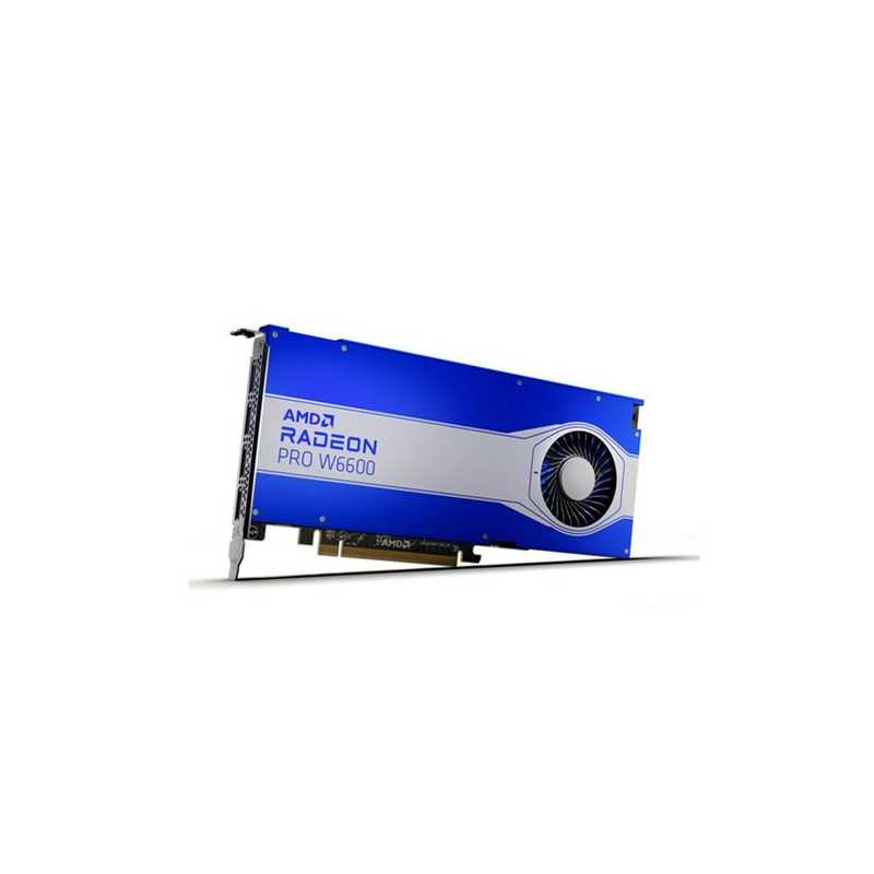 AMD Radeon Pro W6600 Professional Graphics Card, PCIe4, 8GB DDR6, 4 DP