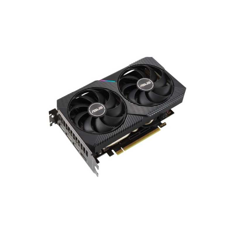 Asus DUAL RTX3060 Ti V2 MINI OC, PCIe4, 8GB DDR6, HDMI, 3 DP, 1710MHz Clock, Compact, Overclocked