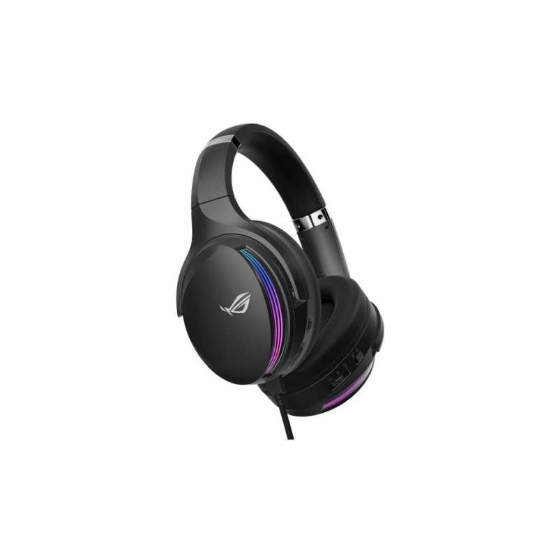Asus ROG Fusion 500 II RGB Gaming Headset, USB-C/USB-A/3.5mm Jack, 50mm Drivers, 7.1 Surround Sound, AI Noise Cancelling Mic