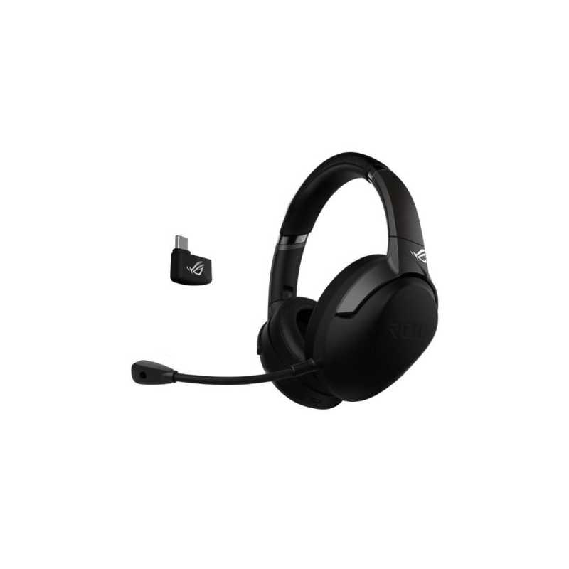 Asus ROG Strix Go 2.4 Wireless Gaming Headset, USB-C/3.5 mm Jack, AI Noise-Cancelling Mic, 25 Hour Battery Life