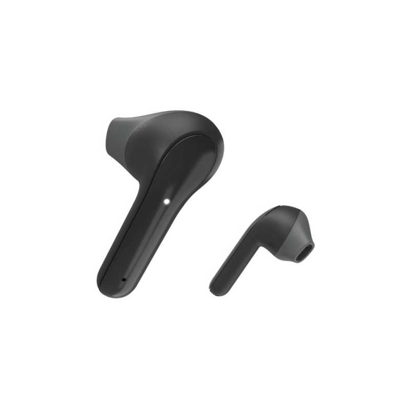 Hama Freedom Light Bluetooth Earbuds with Microphone, Touch Control, Voice Control, Charging/Carry Case Included, Black